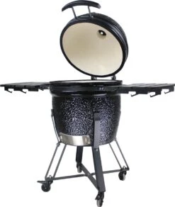 Boets Grill Kamado Grill 21 Inch - 21" - BG21 - Keramisch - Kookoppervlak Ø 44 - Glanzend Zwart -Barbecue Serie Winkel 1016x1200