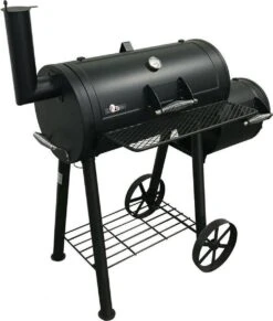Fire Beam Houtskool Barbecue - Grilloppervlak (LxB) 35 X 66 Cm - Smoker - Zwart -Barbecue Serie Winkel 1018x1200