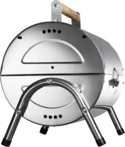 BBQ Collection Houtskoolbarbecue - Cilinder - Chroom -Barbecue Serie Winkel 1024x1200