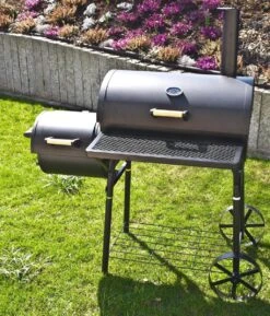 El Fuego Dakota - Barbecue - Smoker - Zwart - Grilloppervlak 66 X 41 Cm - Afmeting 132,5 X 66 X 122 Cm -Barbecue Serie Winkel 1025x1200