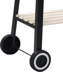 Verrijdbare Barbecue – Houtskool/Briketten - Verstelbare Grillplaat – Houten Tafel – Winscherm – Gewicht 5.9kg 14 Verrijdbare Barbecue – Houtskool/Briketten - Verstelbare Grillplaat – Houten Tafel – Winscherm – Gewicht 5.9kg -Barbecue Serie Winkel 1049x1200