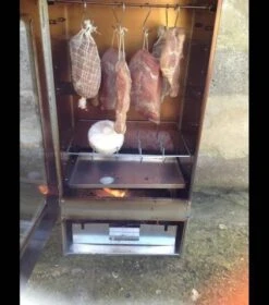 2-L Home & Garden XL Rookoven - RVS - 80x40x28 Cm - 3 Etages -Barbecue Serie Winkel 1060x1200