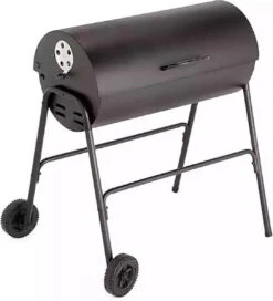 BBQ XL Houtskoolbarbecue - Cilindervorm - Grilloppervlak (LxB) 71 X 35 Cm - Zwart -Barbecue Serie Winkel 1089x1200