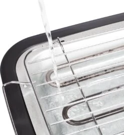 Tristar BQ-2813 Electrische Tafelbarbecue - Grilloppervlak (LxB) 38x22 Cm - 2000W - Zwart -Barbecue Serie Winkel 1103x1200