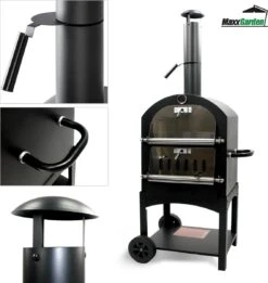 MaxxGarden Pizza Oven - Smoker Barbecue Op Hout, Houtskool Of Pellets - 45 X 65 X 158cm -Barbecue Serie Winkel 1137x1200 2