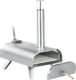 Bighorn Pizza Pellet Oven - Buiten - Draagbaar - Opvouwbaar - RVS - 15KG - 460° -Barbecue Serie Winkel 1155x1200
