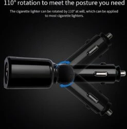 Auto Sigarettenaansteker Splitter - USB Ingang Auto - 2 Sigaretten Aansluitingen - Autolader -Barbecue Serie Winkel 1174x1200