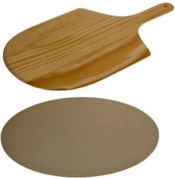 Merkloos Excellent Houseware Pizza-baksteen - Met Pizza-schep -Barbecue Serie Winkel 1179x1200 2