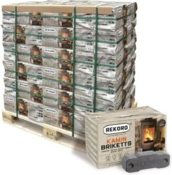 Merkloos Rekord Bruinkool Briketten 1x 18 Stuks - Briketten - Haardhout- Kachel- Lignite - 10 Kg. -Barbecue Serie Winkel 1180x1200 3
