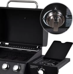 MaxxGarden Gas Barbecue - 3 Branders - Incl. Gratis BBQ Set -Barbecue Serie Winkel 1181x1200