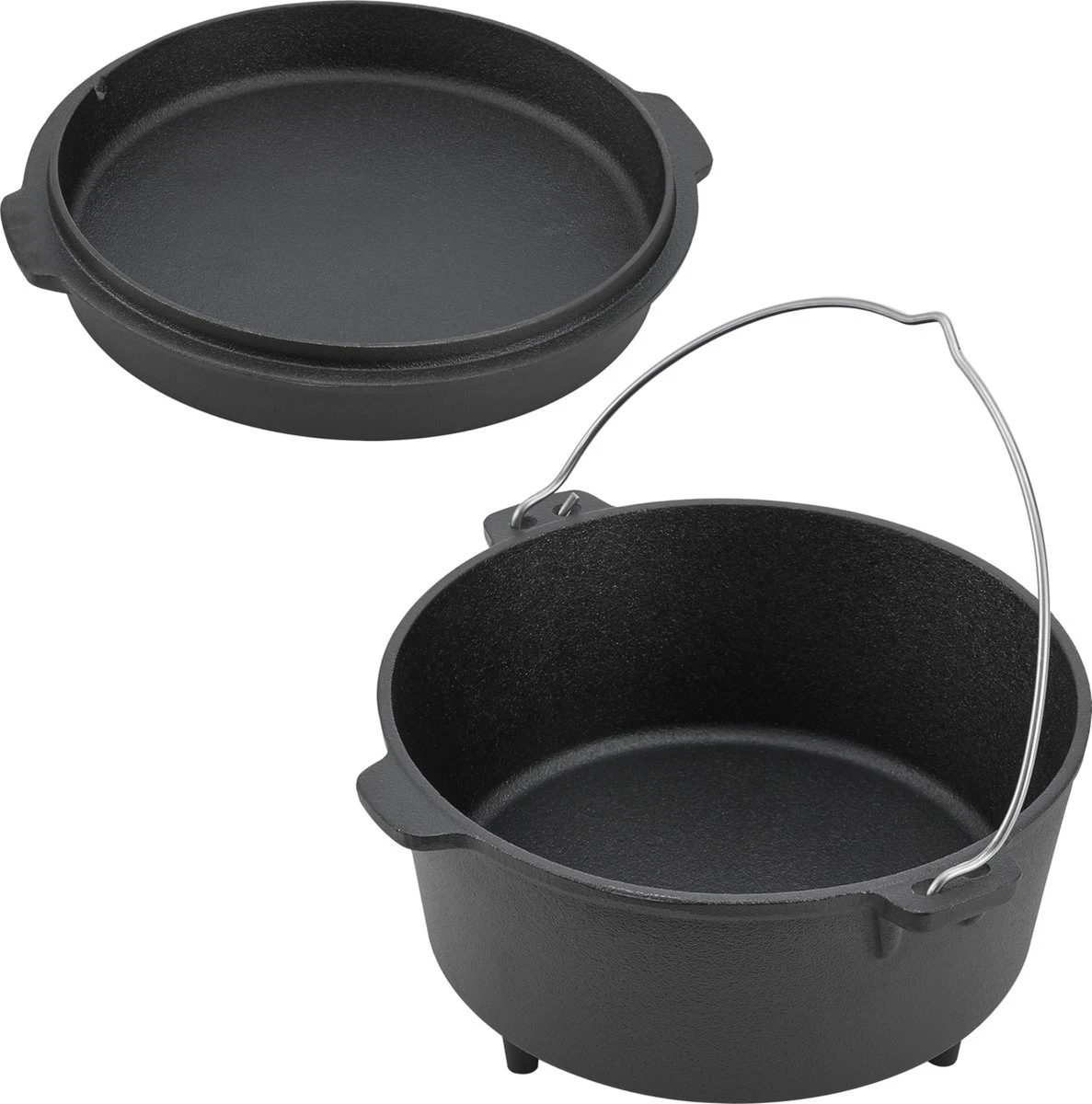 Dutch Oven Enkhuizen Met Deksel Gietijzer Zwart 4,2 L 6 Dutch Oven Enkhuizen Met Deksel Gietijzer Zwart 4,2 L - Afbeelding 6