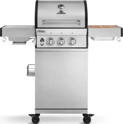 Burnhard Gas BBQ FRED JR. Deluxe - 2 Branders - Incl. Keramische Infraroodbrander & Afdekhoes - Deluxe -Barbecue Serie Winkel 1192x1200