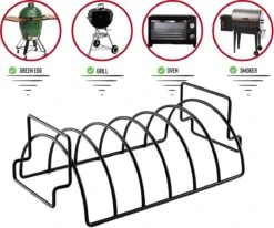 Rednas Sparerib Rek Bbq - Incl. Bakkwast - Bbq Rek - Bbq Accessoires - Rib Rack - Kiphouder - Bbq Gereedschap 8 Rednas Sparerib Rek Bbq - Incl. Bakkwast - Bbq Rek - Bbq Accessoires - Rib Rack - Kiphouder - Bbq Gereedschap -Barbecue Serie Winkel 1200x1000 1