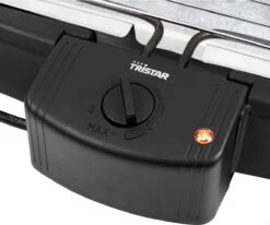 Tristar BQ-2824 Elektrische Barbecue - Tafel BBQ 34,5 X 23 Cm - Regelbare Thermostaat - 2000 Watt - Zwart -Barbecue Serie Winkel 1200x1002