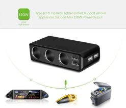 WiseGoods - Premium Auto Sigarettenaansteker Splitter - 4 Poorten USB - Autolader USB - Autolader Splitter - 12V Splitter -Barbecue Serie Winkel 1200x1031 1