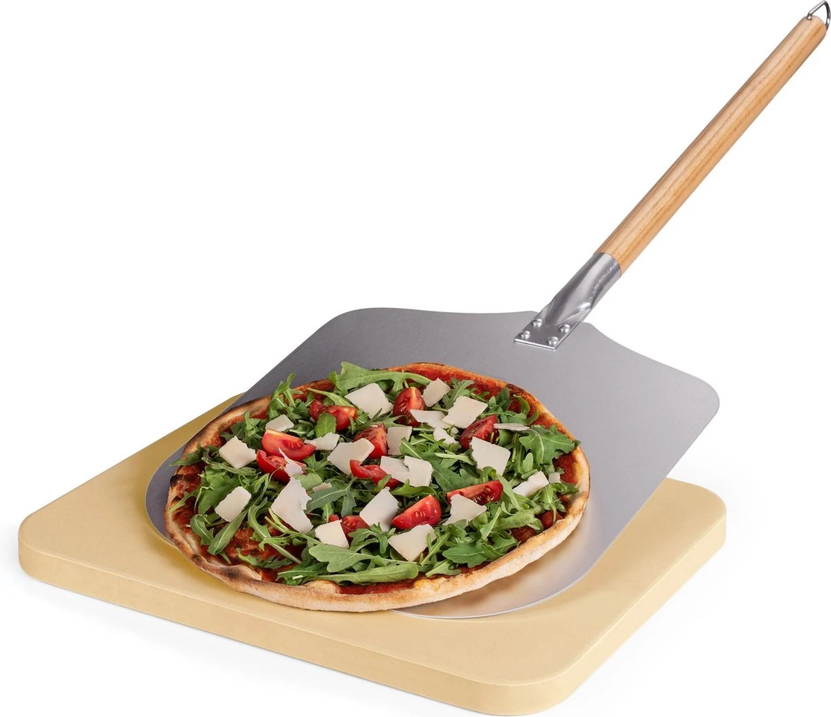 Blumtal - Pizzasteen Met XL Pizza Schep - Professionele Pizza Set - Cordieriet Pizza Stone 6 Blumtal - Pizzasteen Met XL Pizza Schep - Professionele Pizza Set - Cordieriet Pizza Stone - Afbeelding 6