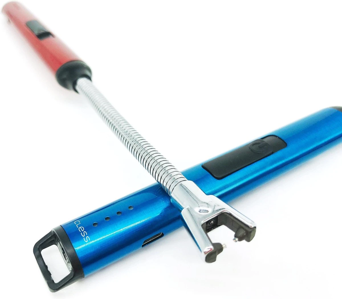 Elektrische Aansteker – USB Oplaadbaar - Blauw – Fornuis – BBQ – Openhaard – Lange Flexibele Aansteker 5 Elektrische Aansteker – USB Oplaadbaar - Blauw – Fornuis – BBQ – Openhaard – Lange Flexibele Aansteker - Afbeelding 5