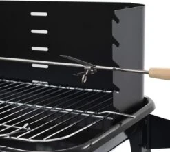 Verrijdbare Barbecue – Houtskool/Briketten - Verstelbare Grillplaat – Houten Tafel – Winscherm – Gewicht 5.9kg 13 Verrijdbare Barbecue – Houtskool/Briketten - Verstelbare Grillplaat – Houten Tafel – Winscherm – Gewicht 5.9kg -Barbecue Serie Winkel 1200x1074
