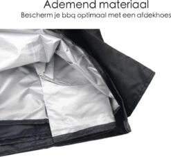 BBQ Beschermhoes - Voor Kamado - Universeel - Tot 23 Inch - Zwart -Barbecue Serie Winkel 1200x1100 1