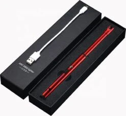 Oplaadbare Lange Dunne Elektrische Aansteker - Duurzame Plasma Aansteker - Inclusief Cadeauverpakking - BBQ – Kaarsen – Rood -Barbecue Serie Winkel 1200x1101