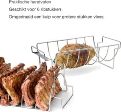 Barbecook Vlees & Ribrek - Spareribs Houder - RVS - Inox Barbecook Vlees & Ribrek - Spareribs Houder - RVS - Inox 11 Barbecook Vlees & Ribrek - Spareribs Houder - RVS - Inox Barbecook Vlees & Ribrek - Spareribs Houder - RVS - Inox -Barbecue Serie Winkel 1200x1114 2