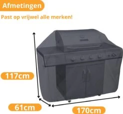 Waterdichte BBQ Hoes - Premium 170x61x117 Cm Barbecue Beschermhoes - Cover -Barbecue Serie Winkel 1200x1114