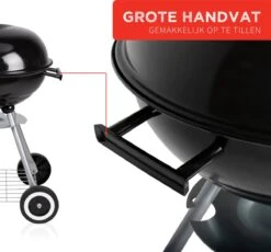 BBQ Collection Houtskoolbarbecue - Kogelbarbecue 45 X 60 Centimeter - Ronde Barbecue - Barbecue Op Wielen - Zwart - Metaal 32 BBQ Collection Houtskoolbarbecue - Kogelbarbecue 45 X 60 Centimeter - Ronde Barbecue - Barbecue Op Wielen - Zwart - Metaal -Barbecue Serie Winkel 1200x1116 3
