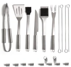 Bbq Accesoires – Bbq Gereedschap – Bbq Set – 22 Delig – RVS 19 Bbq Accesoires – Bbq Gereedschap – Bbq Set – 22 Delig – RVS -Barbecue Serie Winkel 1200x1120 2
