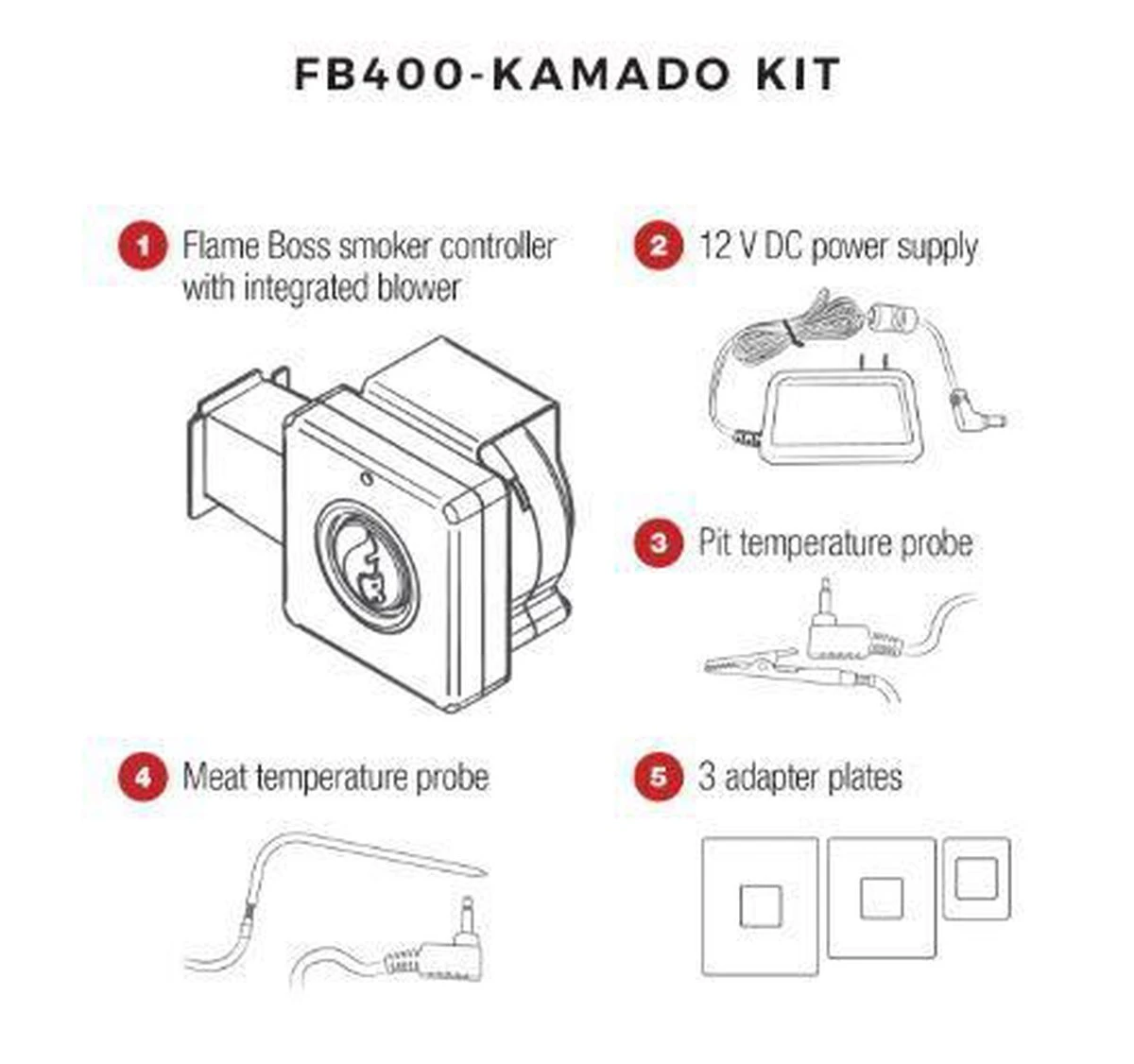 Flame Boss 400 Kamado Smoker Controller 3 Flame Boss 400 Kamado Smoker Controller - Afbeelding 3