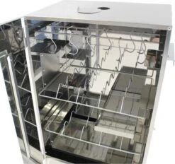 Kynast Exklusiv - Rookoven - Met 3 Etages - Metaal - Grijs 5 Kynast Exklusiv - Rookoven - Met 3 Etages - Metaal - Grijs -Barbecue Serie Winkel 1200x1129