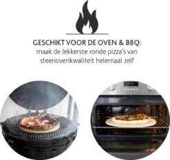 Boska Pizzasteen Deluxe - Voor Oven & BBQ - Knapperige Pizza's - Ø 29.5 Cm - BBQ Accessoires 21 Boska Pizzasteen Deluxe - Voor Oven & BBQ - Knapperige Pizza's - Ø 29.5 Cm - BBQ Accessoires -Barbecue Serie Winkel 1200x1131 1