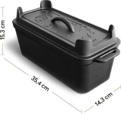 Burnhard Gietijzeren Broodpan 3,5 L - Broodbakvorm -Barbecue Serie Winkel 1200x1136 1