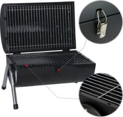 MaxxGarden BBQ - Houtskool Barbecue - Smoker Barbecue - Grilloppervlak (LxB) 38 X 52 Cm - Met Dubbel Grill Vlak - Zwart 12 MaxxGarden BBQ - Houtskool Barbecue - Smoker Barbecue - Grilloppervlak (LxB) 38 X 52 Cm - Met Dubbel Grill Vlak - Zwart -Barbecue Serie Winkel 1200x1148