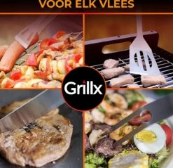 GrillX Barbecue Gereedschap Set - 19-delig - Inclusief Luxe Draagtas - BBQ Accesoires - Gereedschapset 14 GrillX Barbecue Gereedschap Set - 19-delig - Inclusief Luxe Draagtas - BBQ Accesoires - Gereedschapset -Barbecue Serie Winkel 1200x1161 1