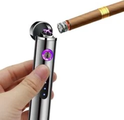 Allkinds Oplaadbare Elektrische Aansteker - USB Plasma Aansteker - Duurzaam - Windbestendig - Zwart -Barbecue Serie Winkel 1200x1161 2