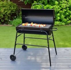 BBQ XL Houtskoolbarbecue - Cilindervorm - Grilloppervlak (LxB) 71 X 35 Cm - Zwart -Barbecue Serie Winkel 1200x1182 1