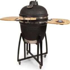 Patton - Kamado 21" - Premium Black - Keramische Barbecue - Incl. Bluetooth Kerntemperatuurmeter - LED Verlichting - Large - Compleet - Zwart -Barbecue Serie Winkel 1200x1184 1