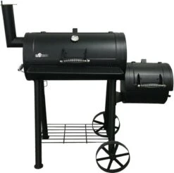 Fire Beam Houtskool Barbecue - Grilloppervlak (LxB) 35 X 66 Cm - Smoker - Zwart -Barbecue Serie Winkel 1200x1194 1