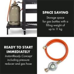 Klarstein Kingsville Double Barbecue - Houtskool- En Gasbarbecue - Smoker BBQ - Inclusief Deksels En Thermometer - Met 2 Roosters - Zwart 14 Klarstein Kingsville Double Barbecue - Houtskool- En Gasbarbecue - Smoker BBQ - Inclusief Deksels En Thermometer - Met 2 Roosters - Zwart -Barbecue Serie Winkel 1200x1200 109