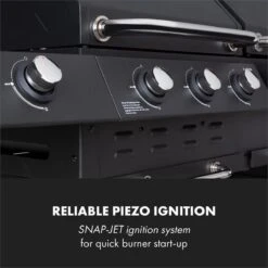 Klarstein Kingsville Double Barbecue - Houtskool- En Gasbarbecue - Smoker BBQ - Inclusief Deksels En Thermometer - Met 2 Roosters - Zwart 15 Klarstein Kingsville Double Barbecue - Houtskool- En Gasbarbecue - Smoker BBQ - Inclusief Deksels En Thermometer - Met 2 Roosters - Zwart -Barbecue Serie Winkel 1200x1200 110