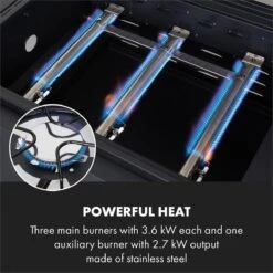 Klarstein Kingsville Double Barbecue - Houtskool- En Gasbarbecue - Smoker BBQ - Inclusief Deksels En Thermometer - Met 2 Roosters - Zwart 20 Klarstein Kingsville Double Barbecue - Houtskool- En Gasbarbecue - Smoker BBQ - Inclusief Deksels En Thermometer - Met 2 Roosters - Zwart -Barbecue Serie Winkel 1200x1200 114