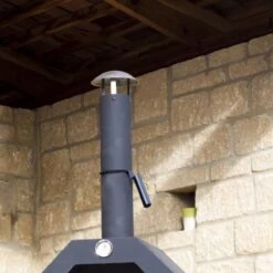 Merkloos MaxxGarden Pizza Oven - Smoker Barbecue Houtskool 45 X 65 X 158cm -Barbecue Serie Winkel 1200x1200 119