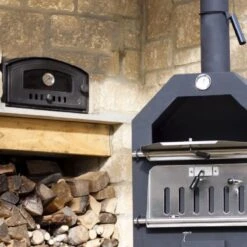 Merkloos MaxxGarden Pizza Oven - Smoker Barbecue Houtskool 45 X 65 X 158cm -Barbecue Serie Winkel 1200x1200 120