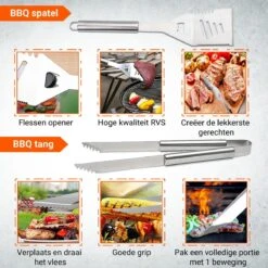 BBQ Accesoires Gereedschapset Koffer Set Tang Borstel Schort Barbecue Dagdeals - Chef Cook BBQ Accessoires Set 15 BBQ Accesoires Gereedschapset Koffer Set Tang Borstel Schort Barbecue Dagdeals - Chef Cook BBQ Accessoires Set -Barbecue Serie Winkel 1200x1200 167