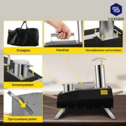 Vevor® Pizza Oven - Professionele Pizza Oven - Buitenkeuken - Pizza Gourmet - Barbecue - RVS - Tot 600°C - Met Draagtas 9 Vevor® Pizza Oven - Professionele Pizza Oven - Buitenkeuken - Pizza Gourmet - Barbecue - RVS - Tot 600°C - Met Draagtas -Barbecue Serie Winkel 1200x1200 178