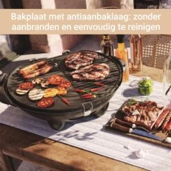 SUNTEC Elektrische BBQ 9493 - Geschikt Voor Buiten Als Tafelbarbecue Of Staande Barbecue - Barbecue Voor Balkon, Terras, Tuin En Camping - Elektrisch Barbecueën Met Max. 2400 Watt - Mobiel Onderstel -Barbecue Serie Winkel 1200x1200 194