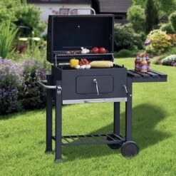 Tepro Toronto Click Barbecue Bbq Houtskool - Grilloppervlak (LxB) 56 X 42 Cm - Met Thermometer In De Deksel - RVS - Houtskoolbarbecue -Barbecue Serie Winkel 1200x1200 197