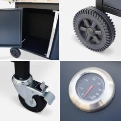 Alice's Garden Gas BBQ Bazin 4 - 5 Branders - Antraciet - Grilloppervlak 64,6x39,3cm 6 Alice's Garden Gas BBQ Bazin 4 - 5 Branders - Antraciet - Grilloppervlak 64,6x39,3cm -Barbecue Serie Winkel 1200x1200 244