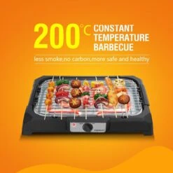 Aigostar Lava 30LDQ - Elektrische Grill - BBQ - Tafel Barbecue - Grilloppervlakte 41 X 24 Cm - 2000 Watt -Barbecue Serie Winkel 1200x1200 250