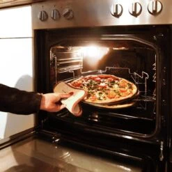 Relaxdays 3 Pizaplaten Met Pizzarek, Pizza Bakplaat Rond 33 Cm, Pizzaplaat 3stuk -Barbecue Serie Winkel 1200x1200 325